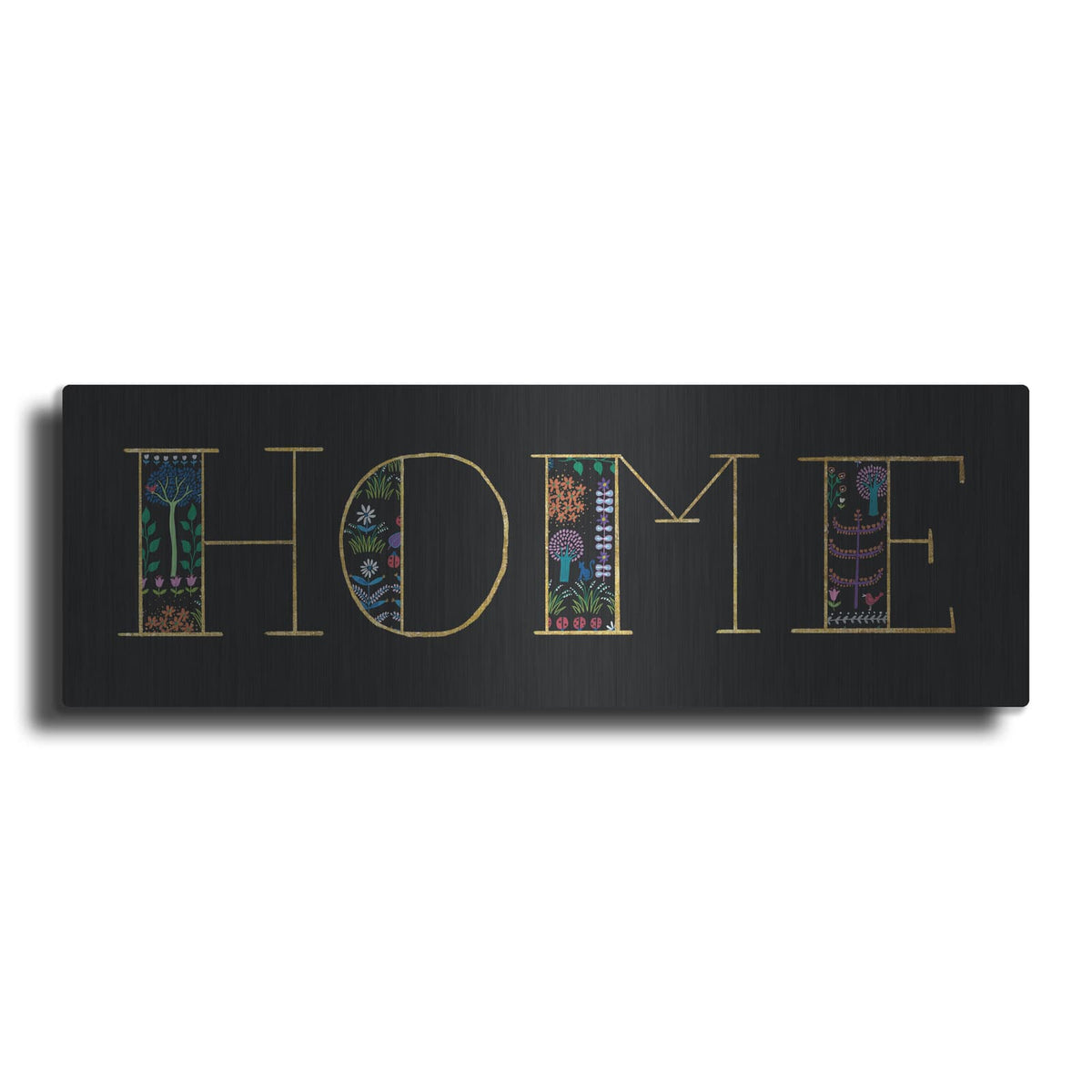 'Bright Folklore Home' by Wild Apple Portfolio – Metal Wall Art