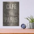'Cafe De Paris' by Wild Apple Portfolio – Metal Wall Art, 12x16 room view