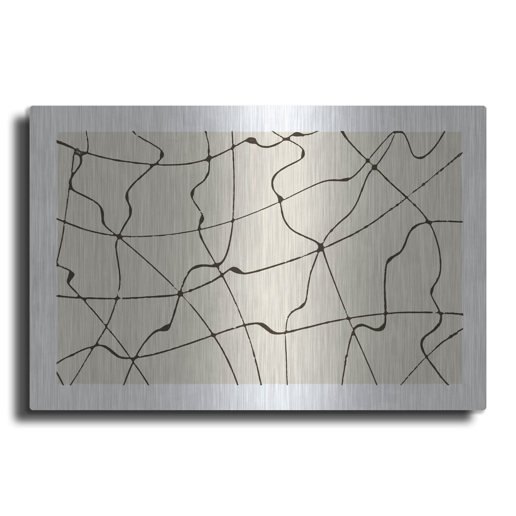 'Map To Nowhere' by Wild Apple Portfolio – Metal Wall Art