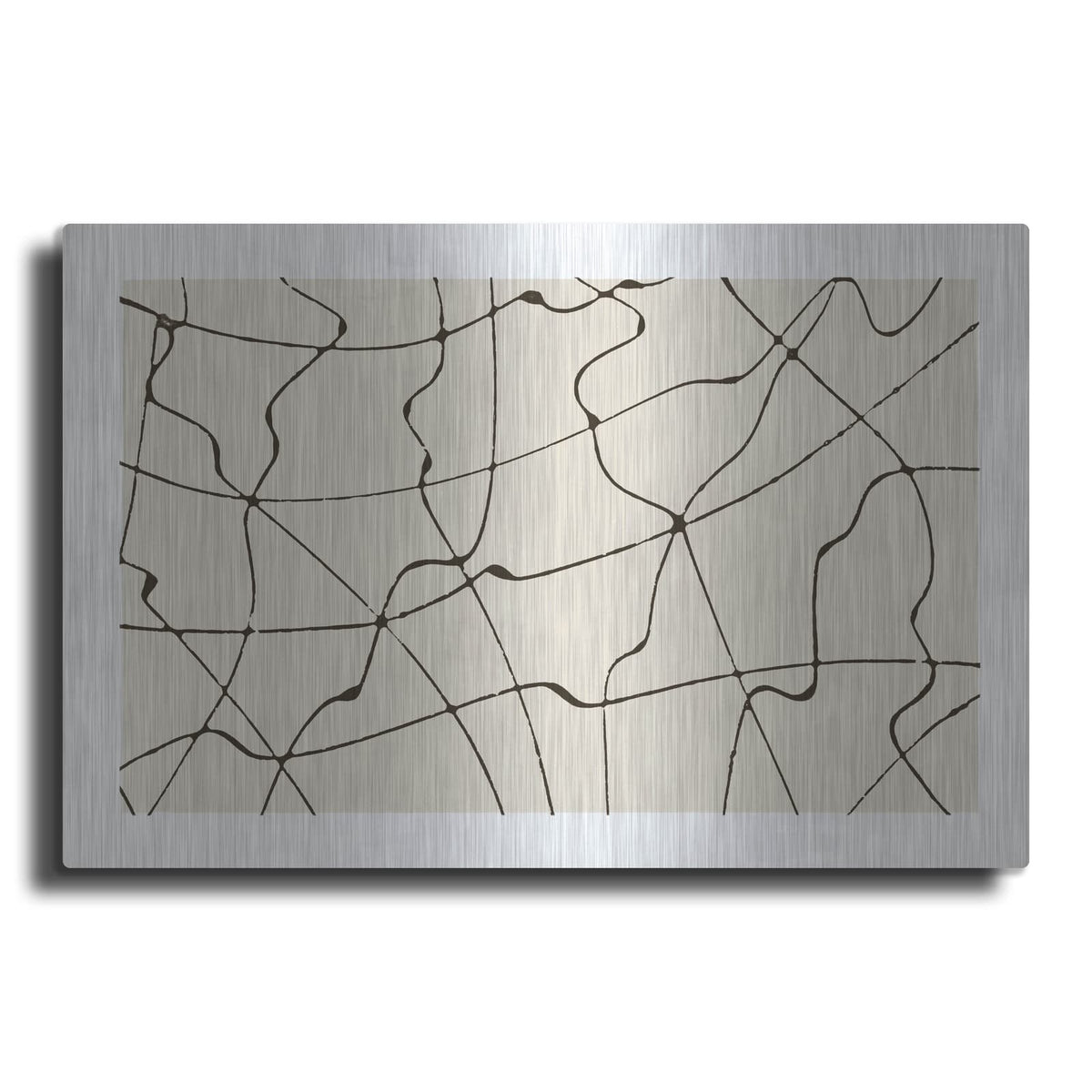 'Map To Nowhere' by Wild Apple Portfolio – Metal Wall Art