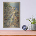 'Michigan Avenue North From River Chicago' by Wild Apple Portfolio – Metal Wall Art, 12x16 room view