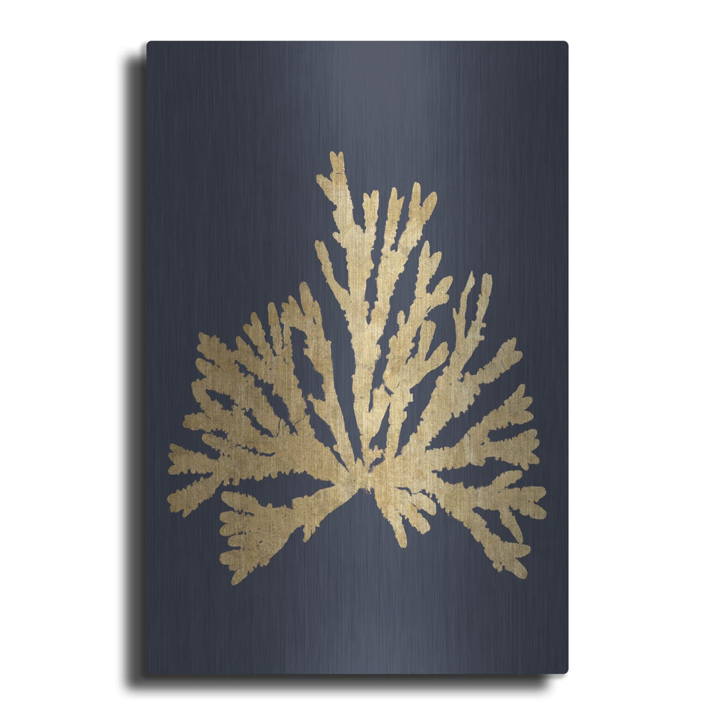 'Pacific Sea Mosses 4 Indigo' by Wild Apple Portfolio – Metal Wall Art