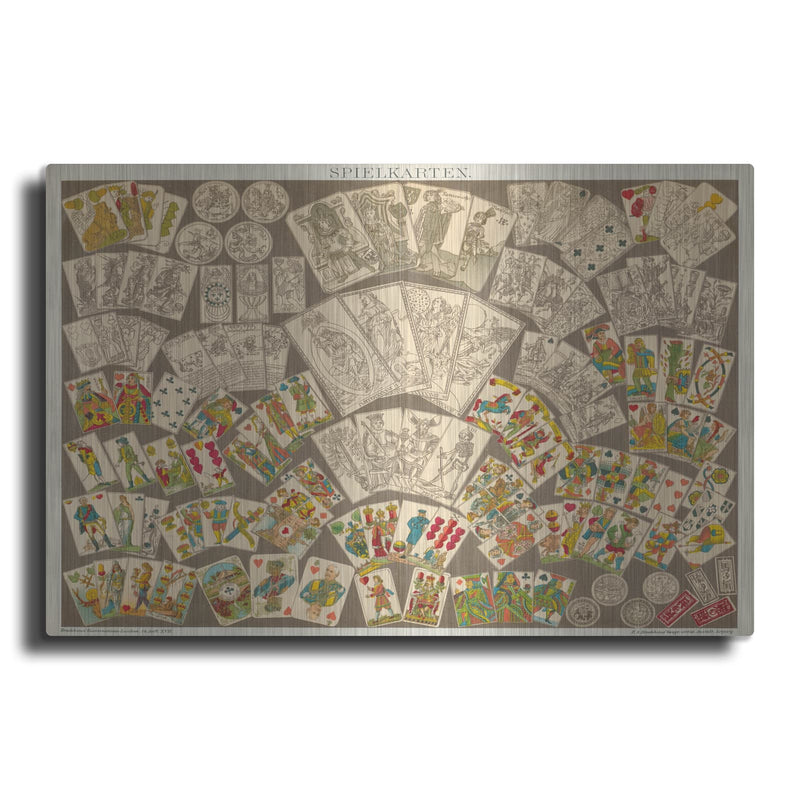 'Playing Cards' by Wild Apple Portfolio – Metal Wall Art