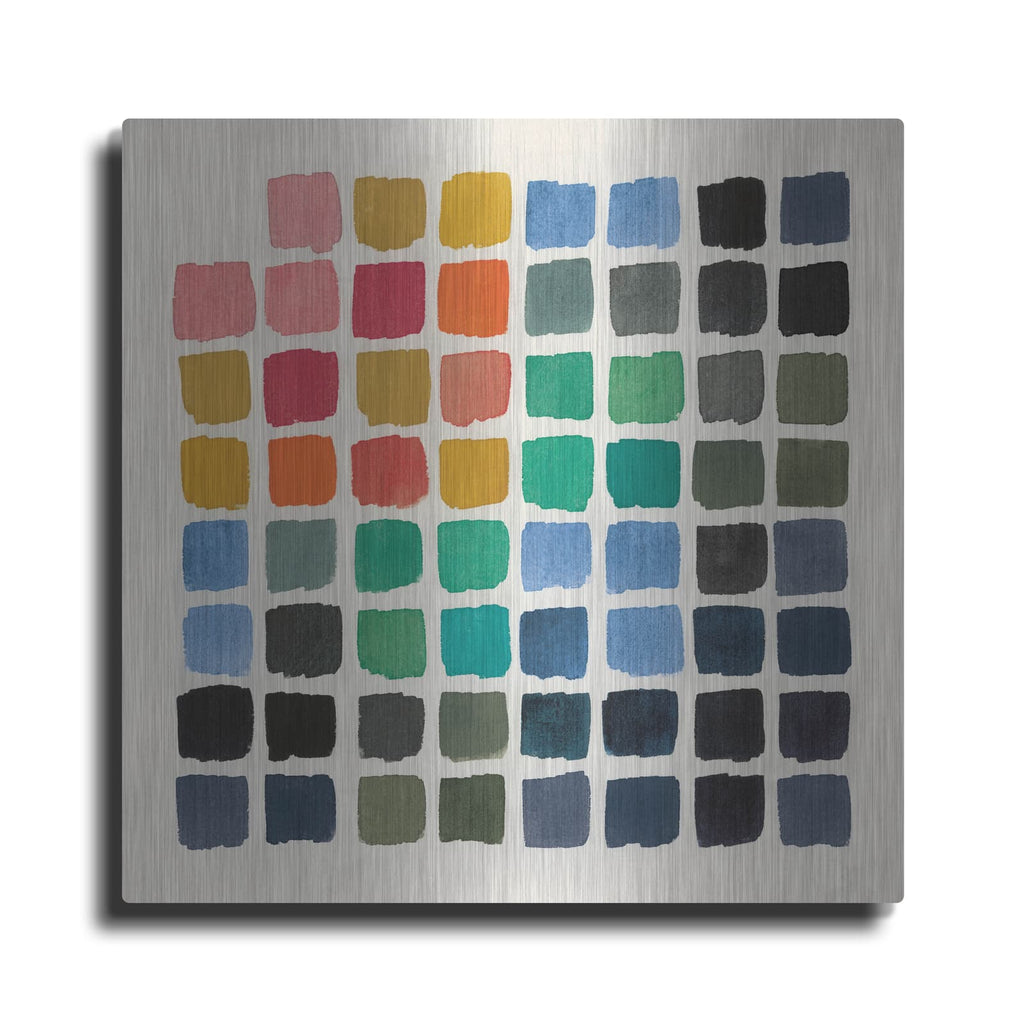 'Retro Color Chart' by Wild Apple Portfolio – Metal Wall Art