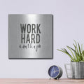 'Work From Home 3' by Wild Apple Portfolio – Metal Wall Art, 12x12 room view
