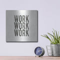 'Work From Home 4' by Wild Apple Portfolio – Metal Wall Art, 12x12 room view