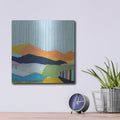 'Colorfield No. 15' by Jan Weiss – Metal Wall Art, 12x12 room view
