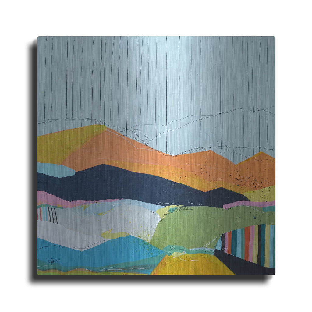 'Colorfield No. 15' by Jan Weiss – Metal Wall Art