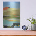 'Colorfield No. 16' by Jan Weiss – Metal Wall Art, 12x16 room view