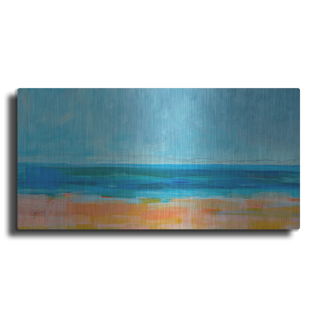 'Just A Day At The Beach 1' by Jan Weiss – Metal Wall Art