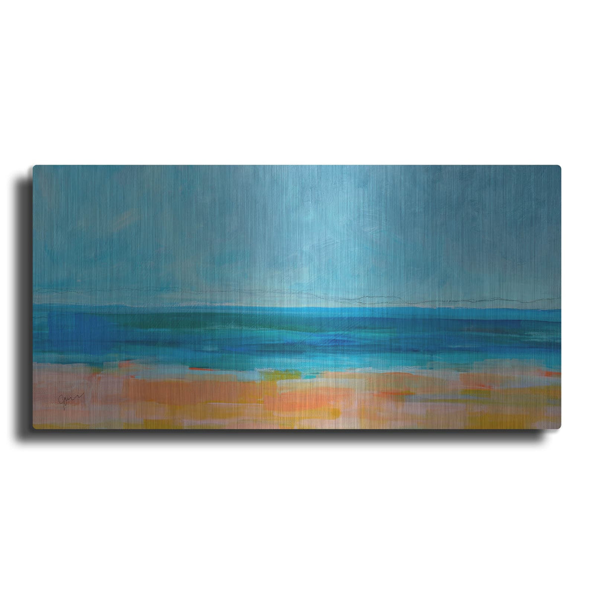 'Just A Day At The Beach 1' by Jan Weiss – Metal Wall Art