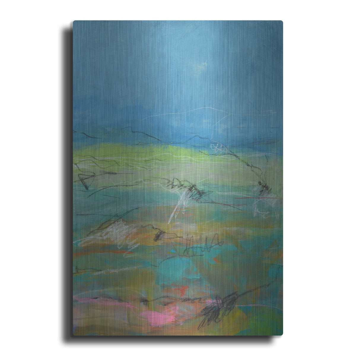 'Off The Trail 1' by Jan Weiss – Metal Wall Art