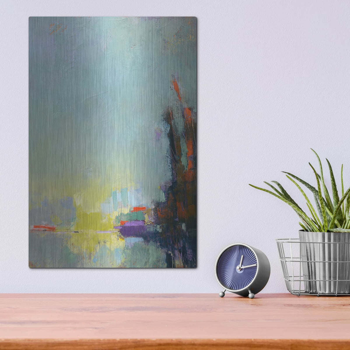 'City Works' by Patrick Dennis – Metal Wall Art, 12x16 room view