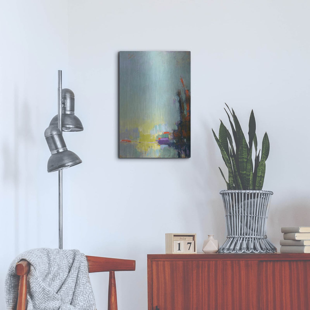 'City Works' by Patrick Dennis – Metal Wall Art, 16x24 room view