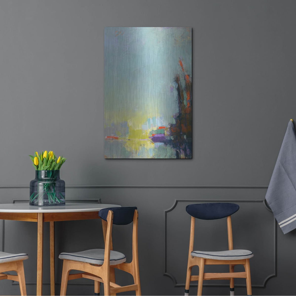 'City Works' by Patrick Dennis – Metal Wall Art, 24x36 room view