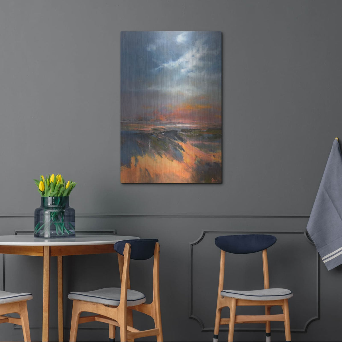 'Last Glow Redux' by Patrick Dennis – Metal Wall Art, 24x36 room view