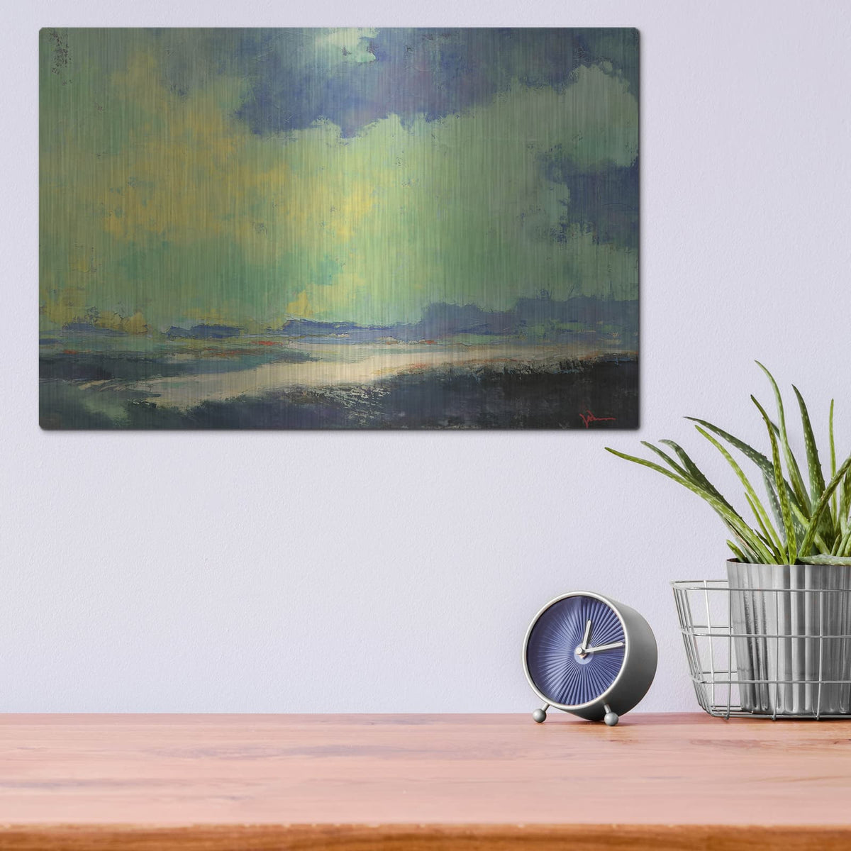'Valley Of Heroes' by Patrick Dennis – Metal Wall Art, 16x12 room view