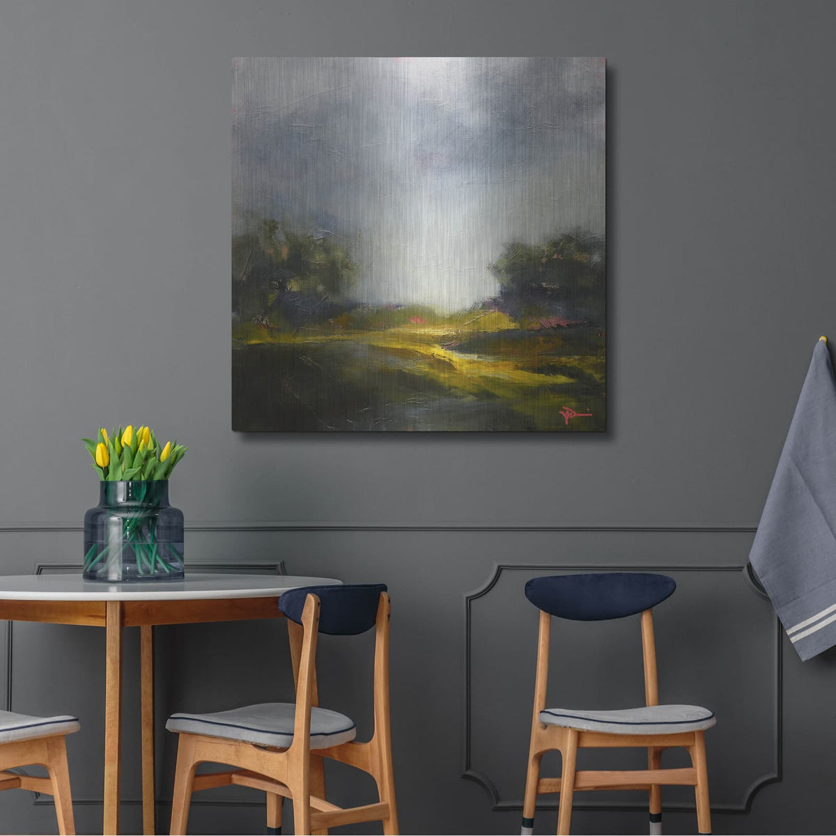 'Walk On' by Patrick Dennis – Metal Wall Art, 36x36 room view