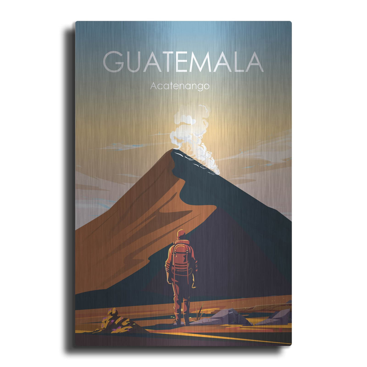 'Guatemala' by Arctic Frame – Metal Wall Art