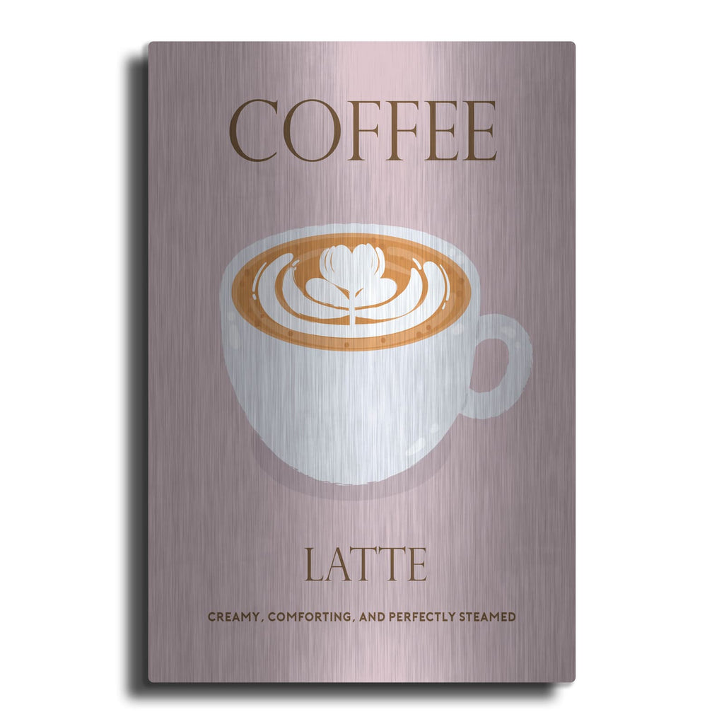 'Latte' by Arctic Frame – Metal Wall Art