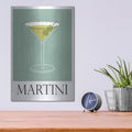 'Martini' by Arctic Frame – Metal Wall Art, 12x16 room view