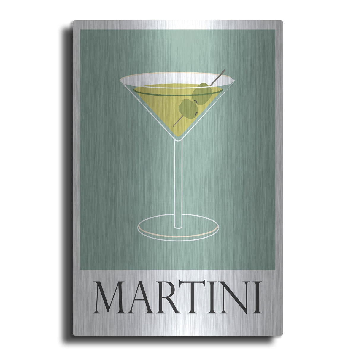 'Martini' by Arctic Frame – Metal Wall Art