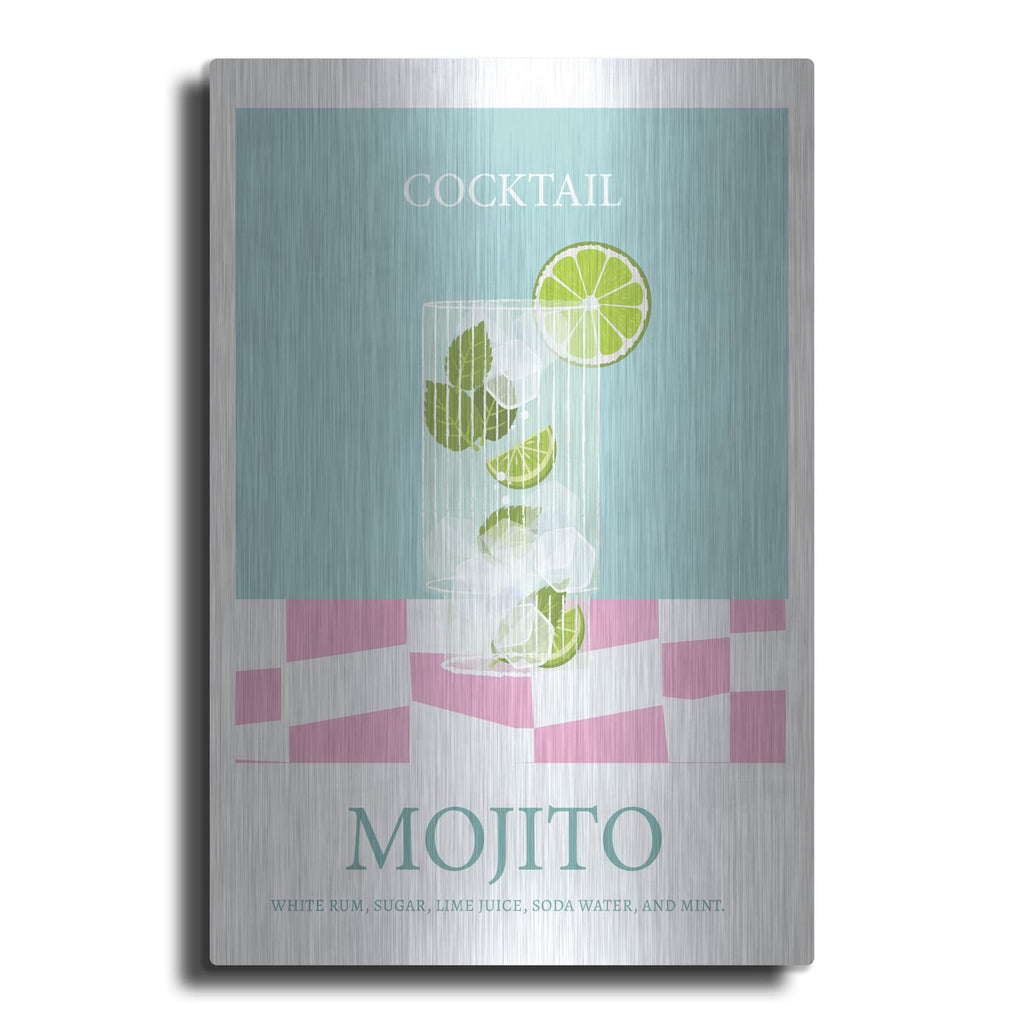 'Mojito Drink' by Arctic Frame – Metal Wall Art