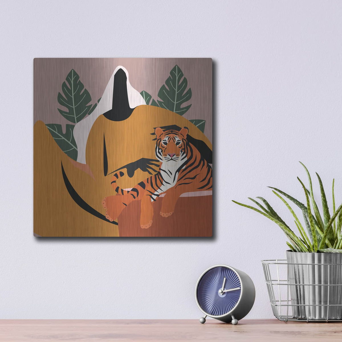 'Mother Nature 3' by Arctic Frame – Metal Wall Art, 12x12 room view