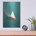 'Sailing 6' by Arctic Frame – Metal Wall Art, 12x16 room view