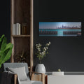 'Chicago Fall' by Luxe Metal Portfolio – Metal Wall Art, 36x12 room view