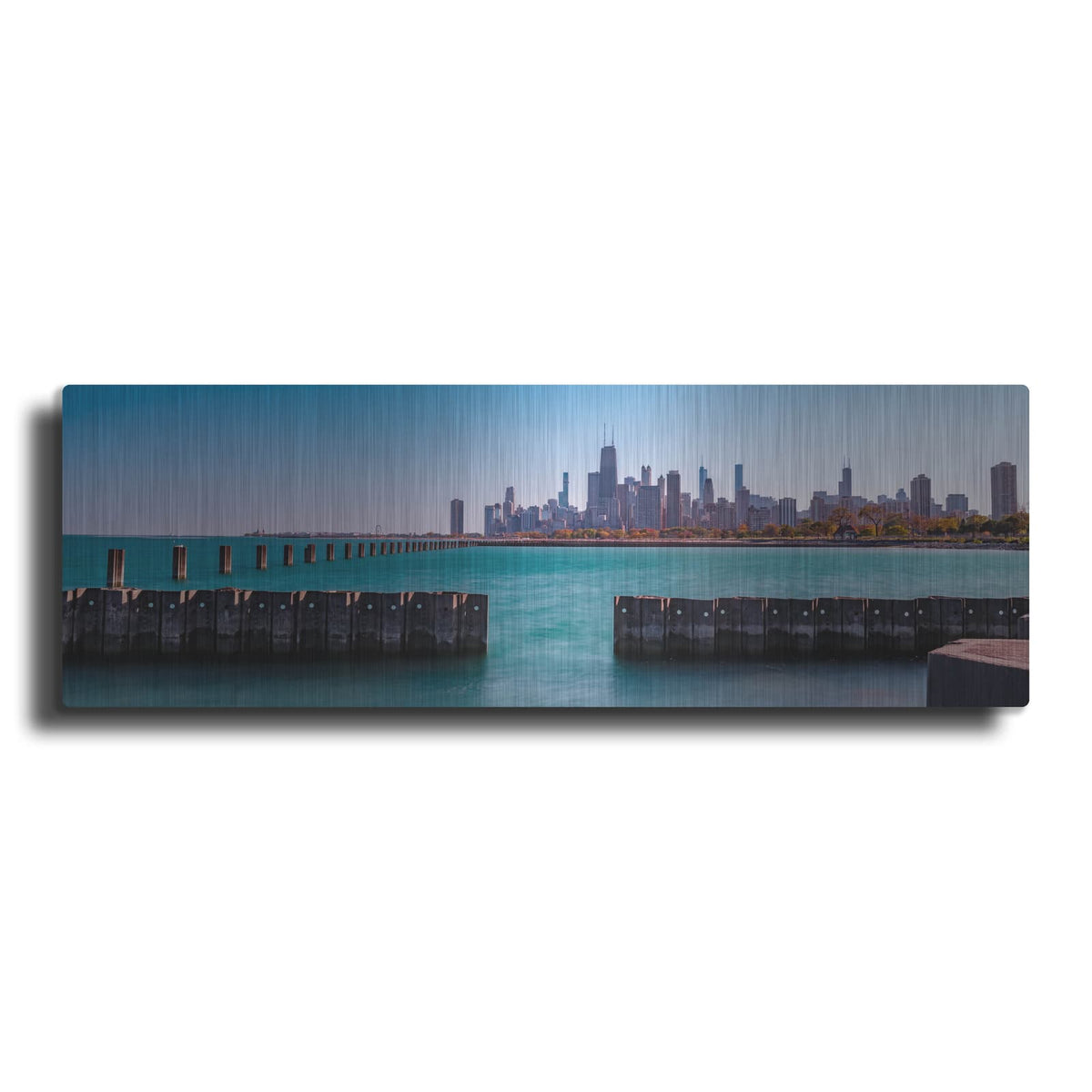 'Chicago Fall' by Luxe Metal Portfolio – Metal Wall Art