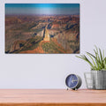 'Grand Canyon Point' by Luxe Metal Portfolio – Metal Wall Art, 16x12 room view