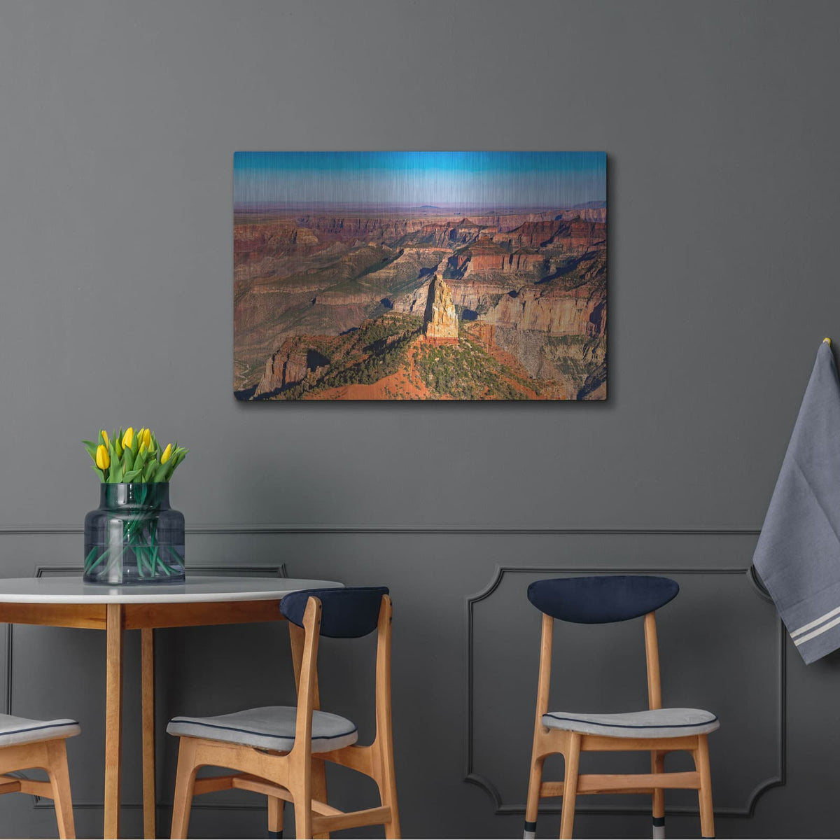 'Grand Canyon Point' by Luxe Metal Portfolio – Metal Wall Art, 36x24 room view
