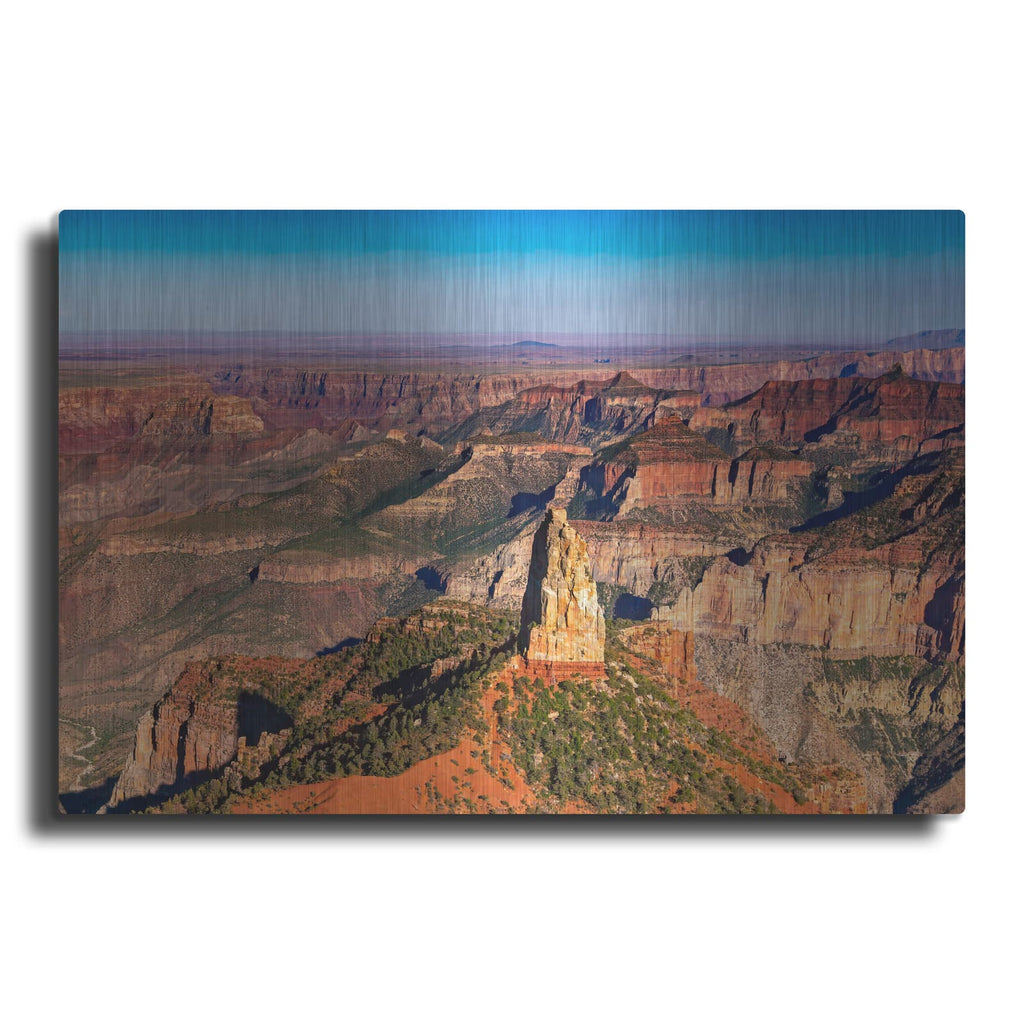 'Grand Canyon Point' by Luxe Metal Portfolio – Metal Wall Art