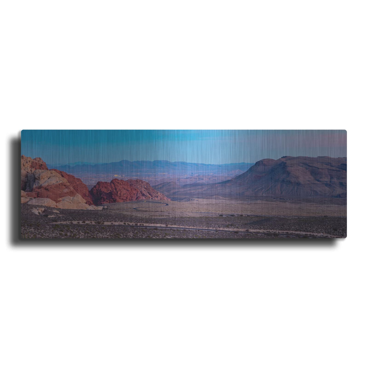 'Nevada Panorama' by Luxe Metal Portfolio – Metal Wall Art