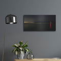 'Red Beacon In The Night Panorama' by Luxe Metal Portfolio – Metal Wall Art, 24x12 room view