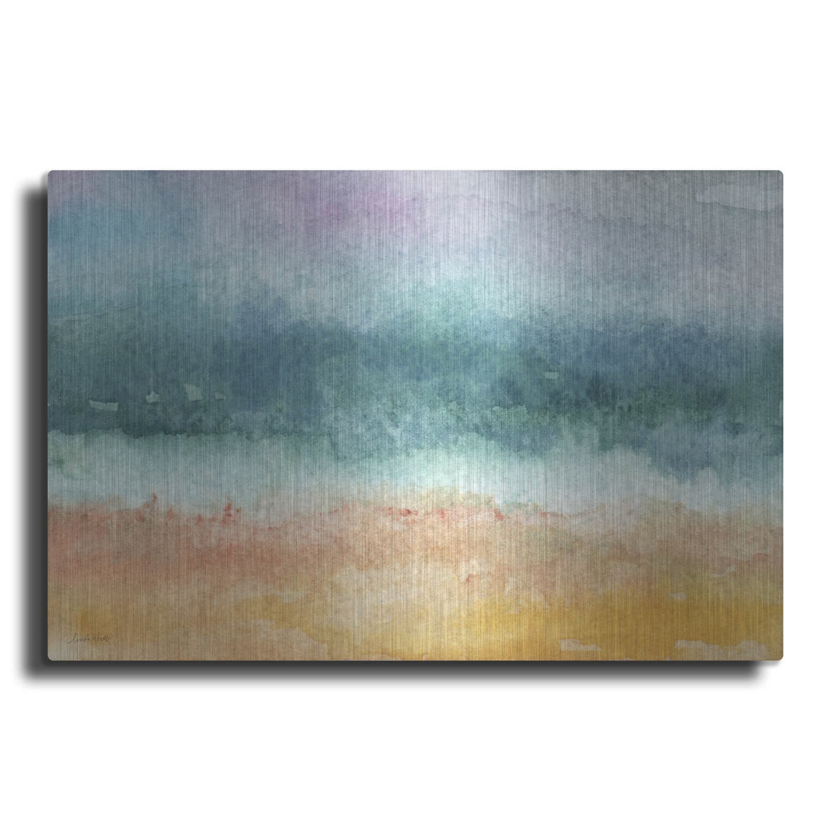 'Beach' by Linda Woods – Metal Wall Art