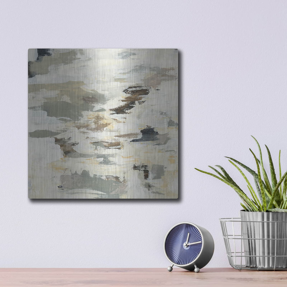 'Steps On Stones I' by Silvia Vassileva – Metal Wall Art, 12x12 room view