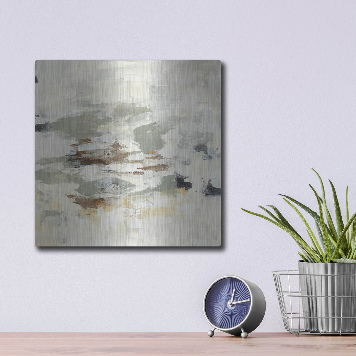 'Steps On Stones II' by Silvia Vassileva – Metal Wall Art, 12x12 room view