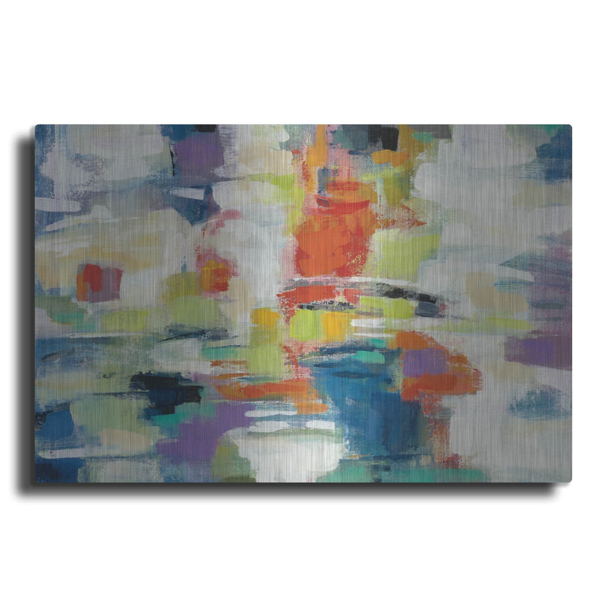 'Island Town' by Silvia Vassileva – Metal Wall Art