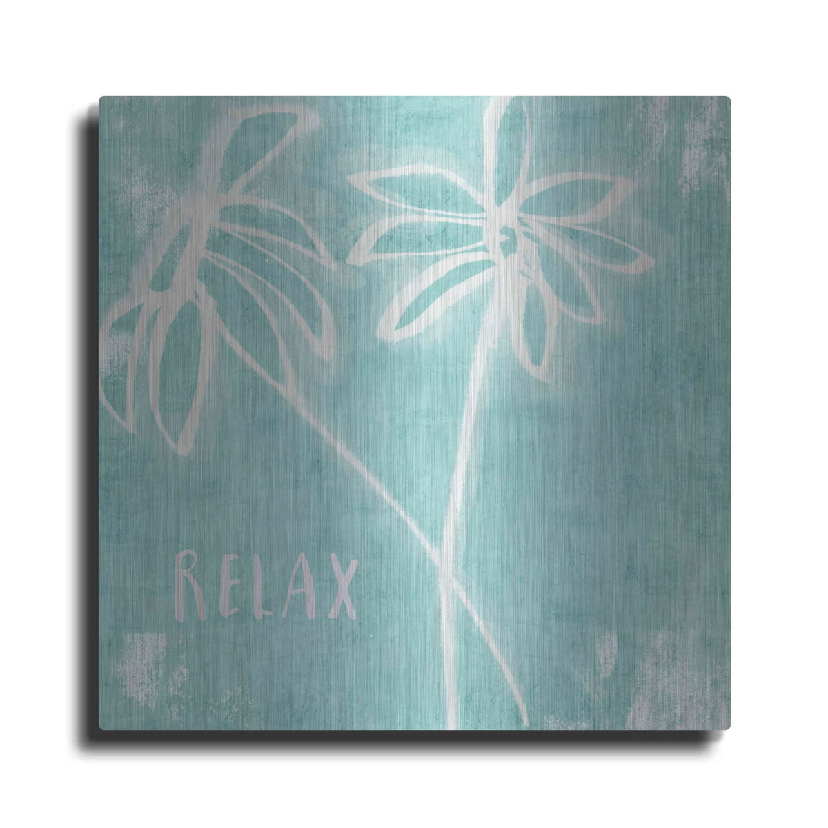 'Relax Mint' by Linda Woods – Metal Wall Art