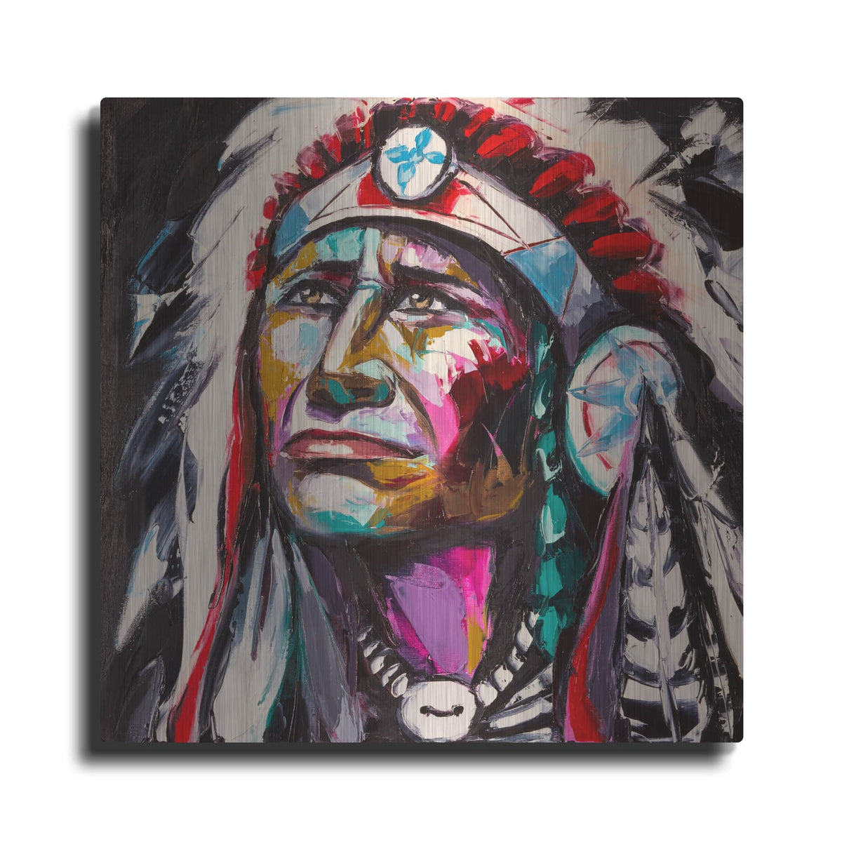 'Brave Hawk' – Metal Wall Art