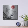 'Crystal Silence' – Metal Wall Art, 12x12 room view