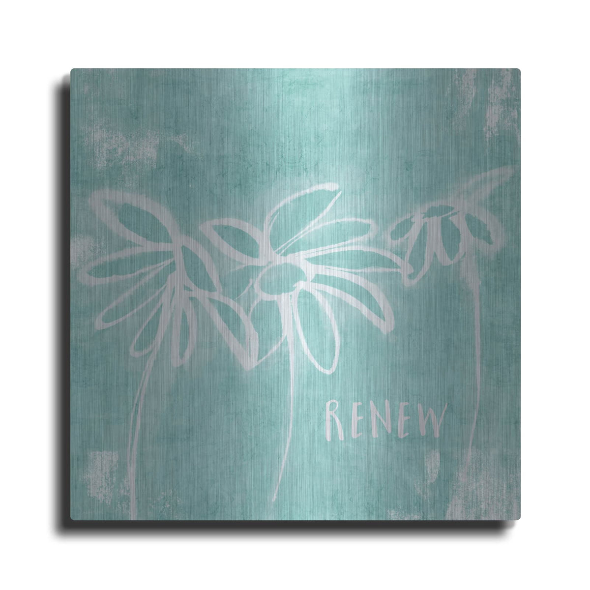 'Renew Mint' by Linda Woods – Metal Wall Art