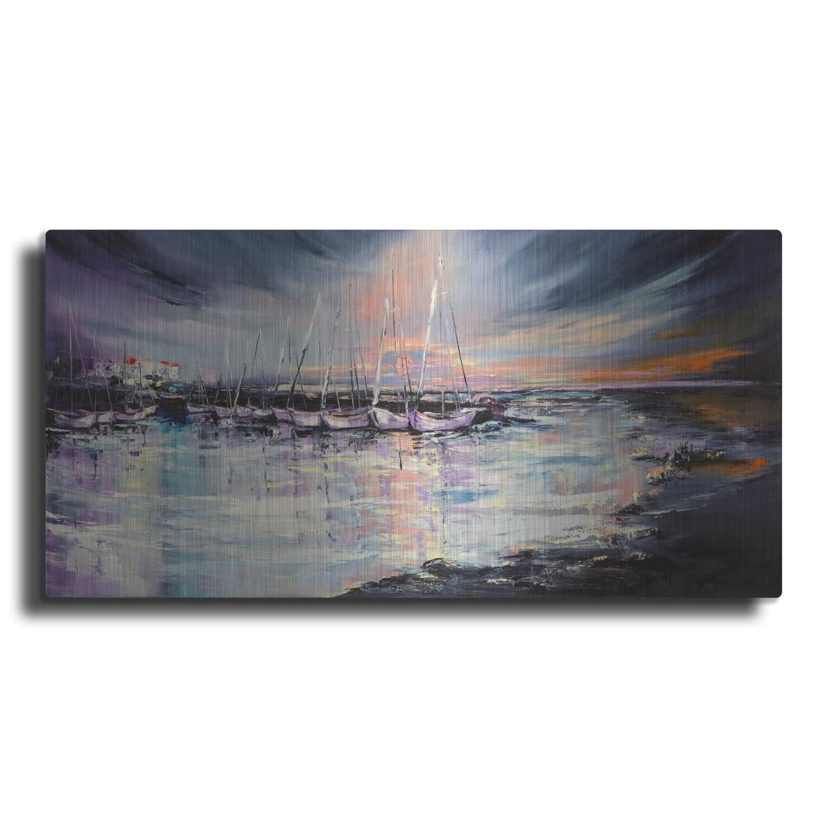 'Sleepy Harbor' – Metal Wall Art