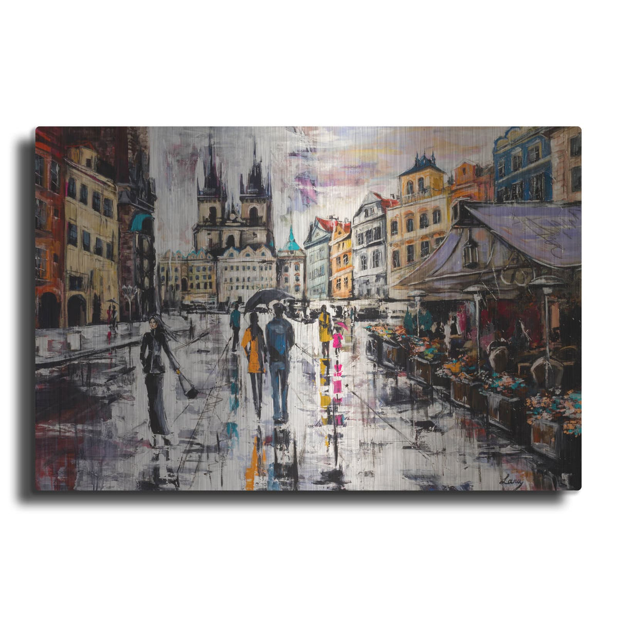 'Prague' – Metal Wall Art