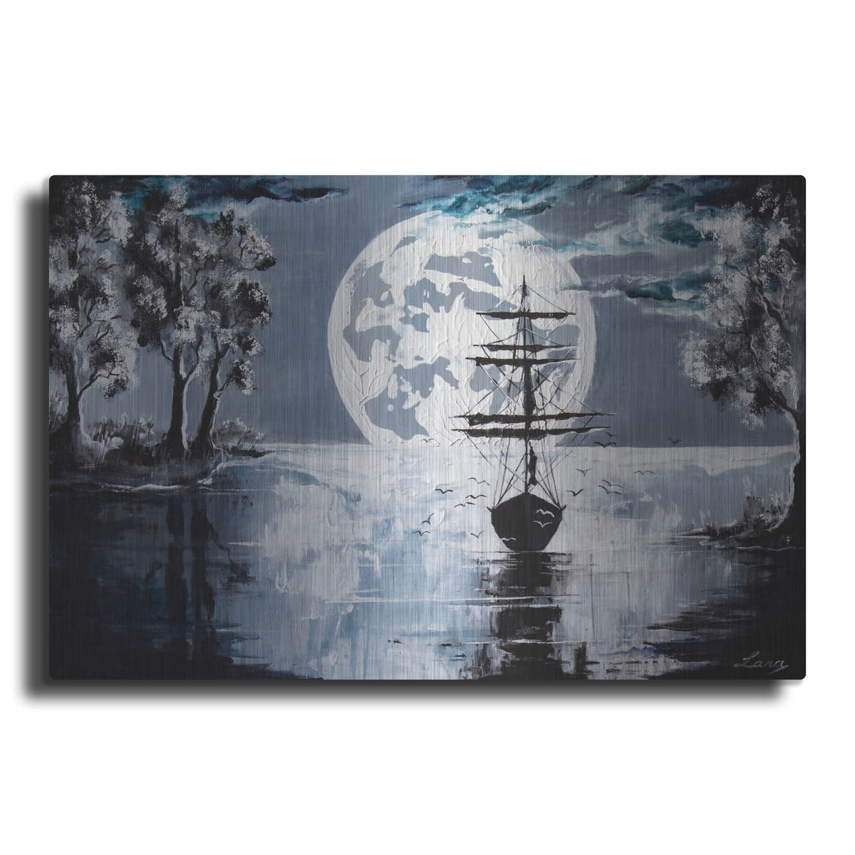 'Silent Blues' – Metal Wall Art