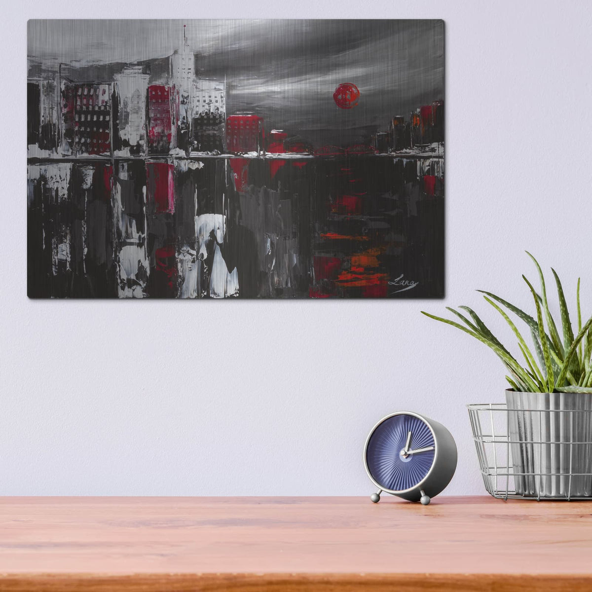 'Deep Dream' by Luxe Metal Portfolio – Metal Wall Art, 16x12 room view