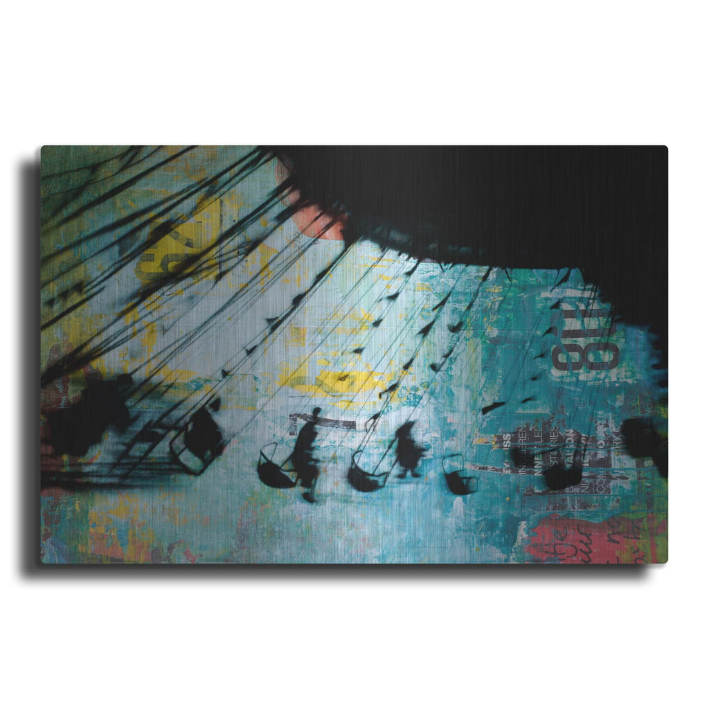 'MERRY GO ROUND' by DB Waterman – Metal Wall Art