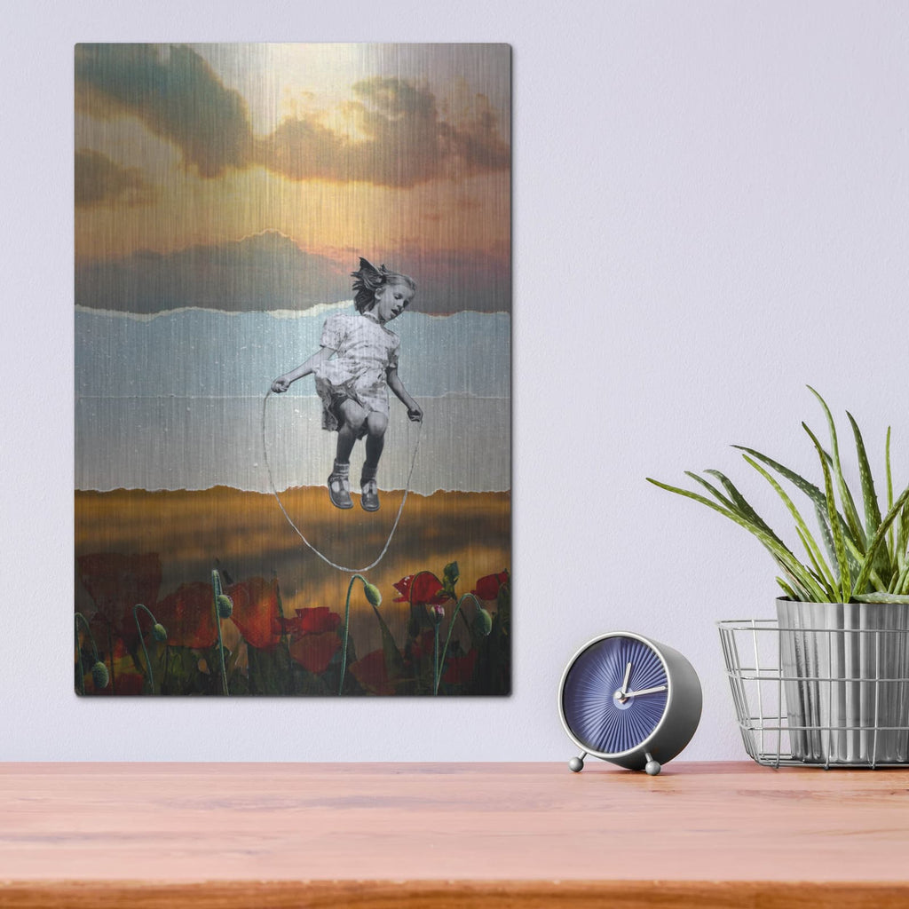 'POPPIES' by DB Waterman – Metal Wall Art, 12x16 room view